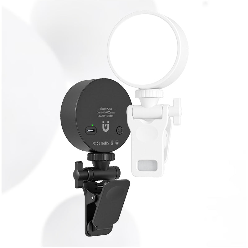 Mini Clip-On LED Fill Light for Selfies & Video Calls