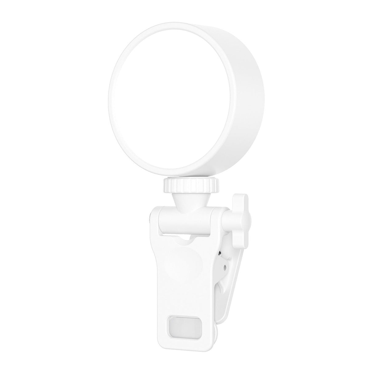 Mini Clip-On LED Fill Light for Selfies & Video Calls