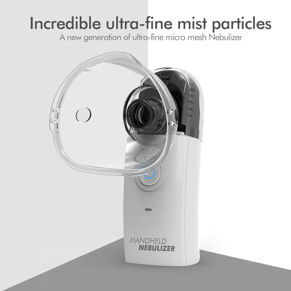 Portable Silent Mesh Nebulizer for Kids and Adults