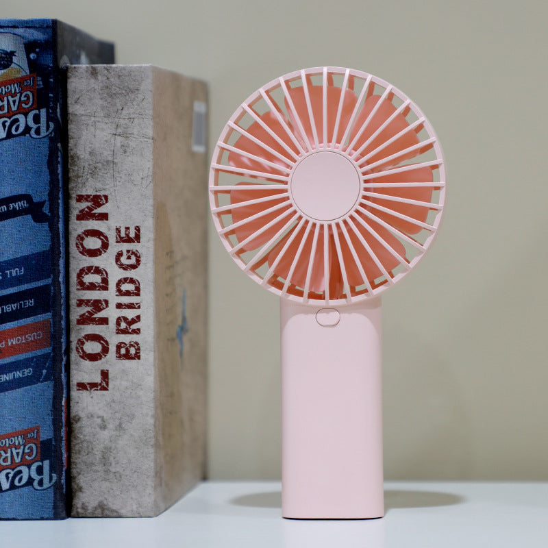 Mini Handheld Fan with Power Bank: Portable Cooling