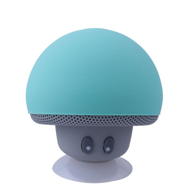 Mini Mushroom Bluetooth Speaker With Suction Cup Mount