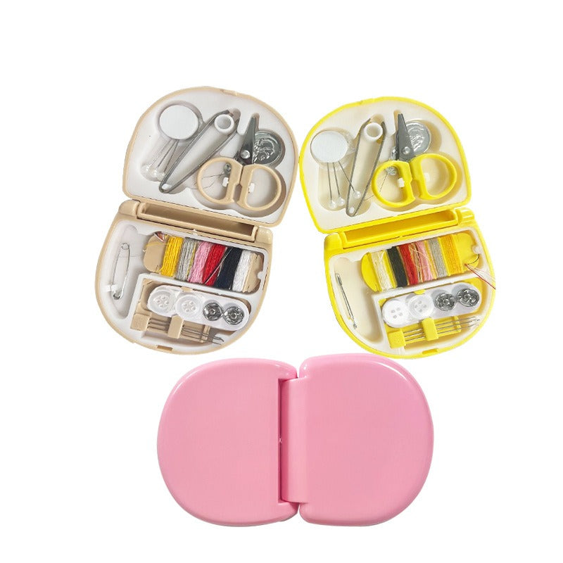 Mini Sewing Kit with Scissors and Pins for Quick Fixes