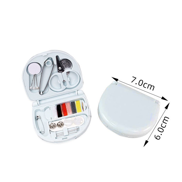 Mini Sewing Kit with Scissors and Pins for Quick Fixes