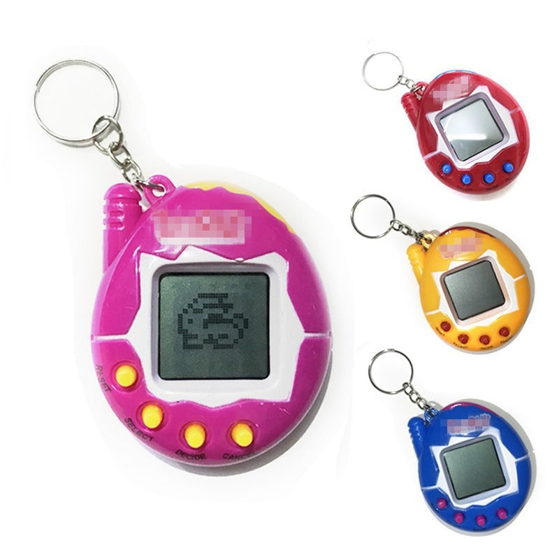 Mini Virtual Pet Game Keychain for Portable Daily Fun