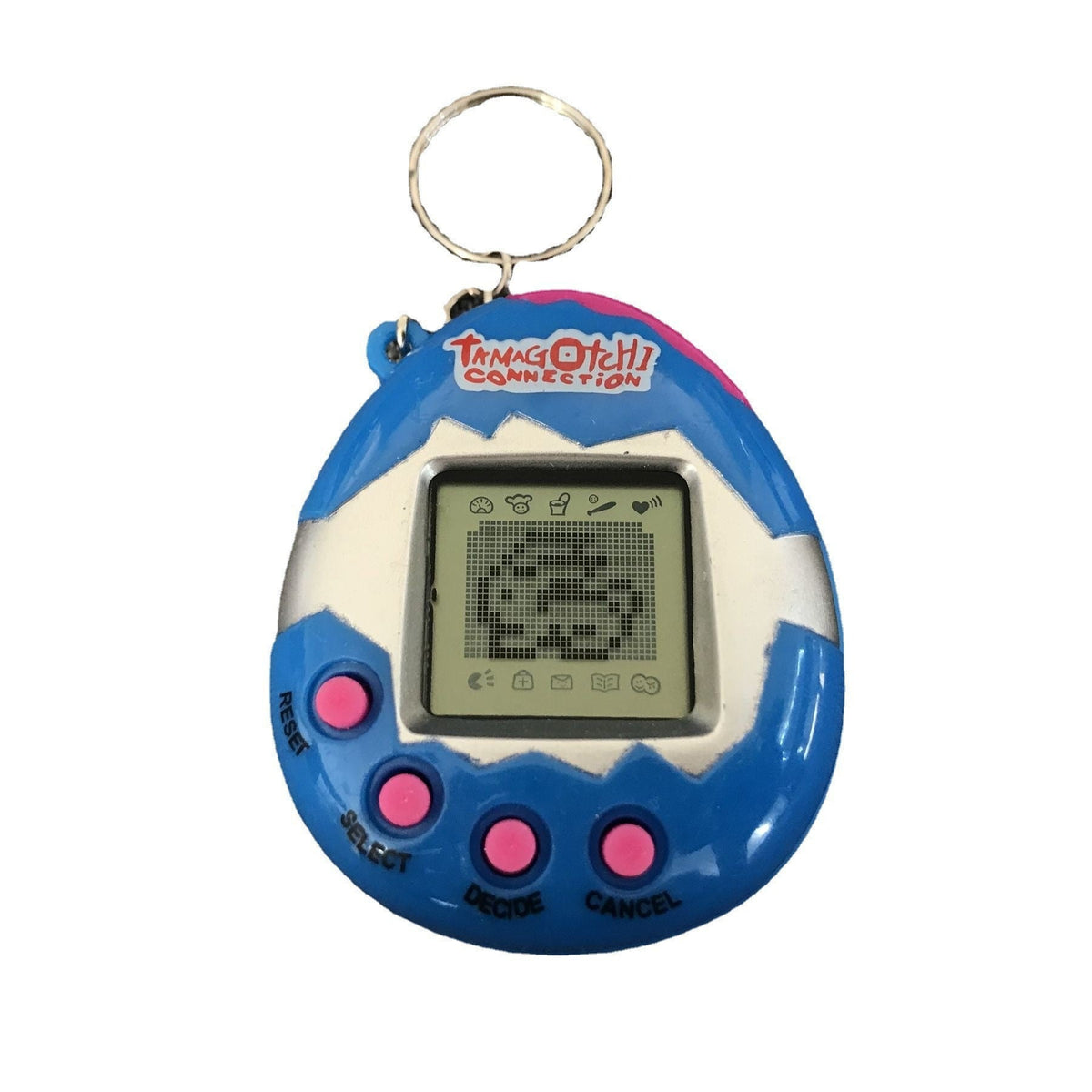 Mini Virtual Pet Game Keychain for Portable Daily Fun
