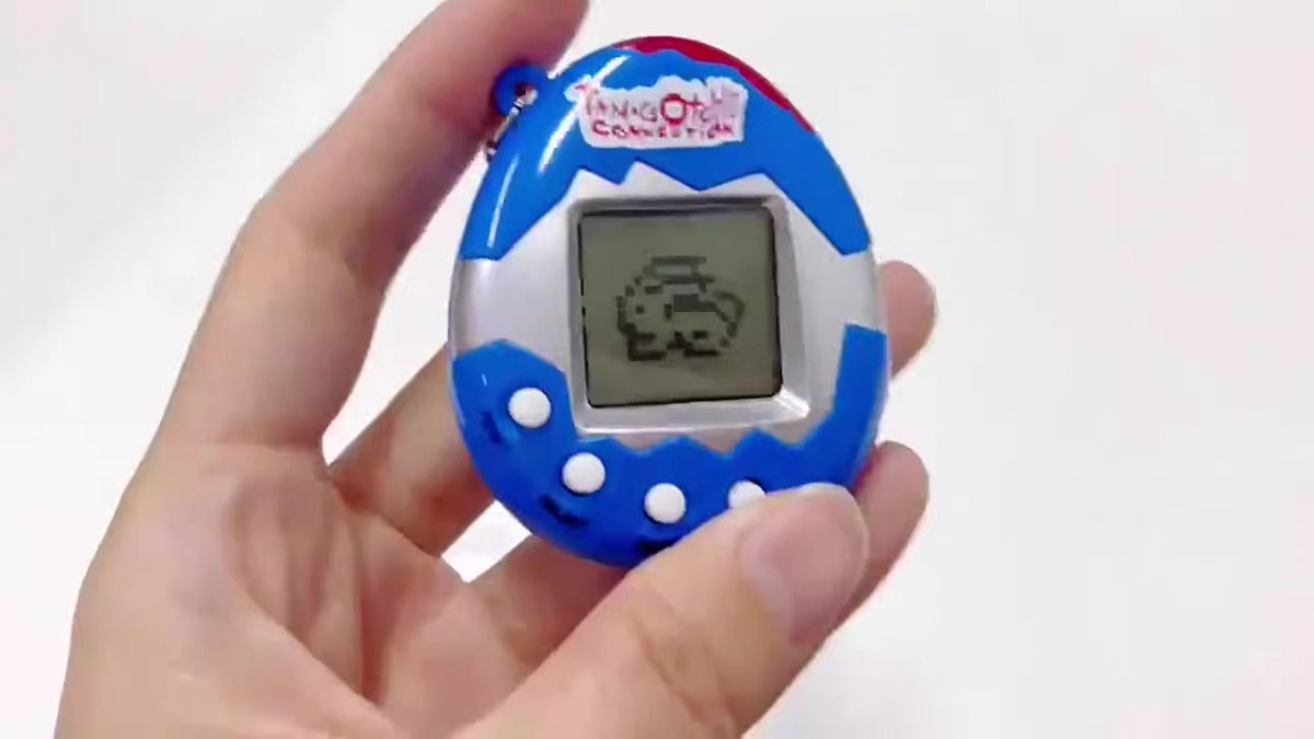 Mini Virtual Pet Game Keychain for Portable Daily Fun