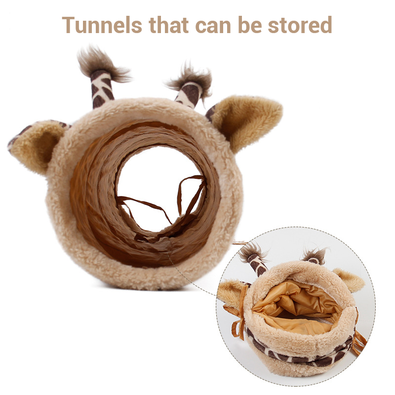 Small Pet Tunnel Toy for Cozy Play, Rest & Hiding