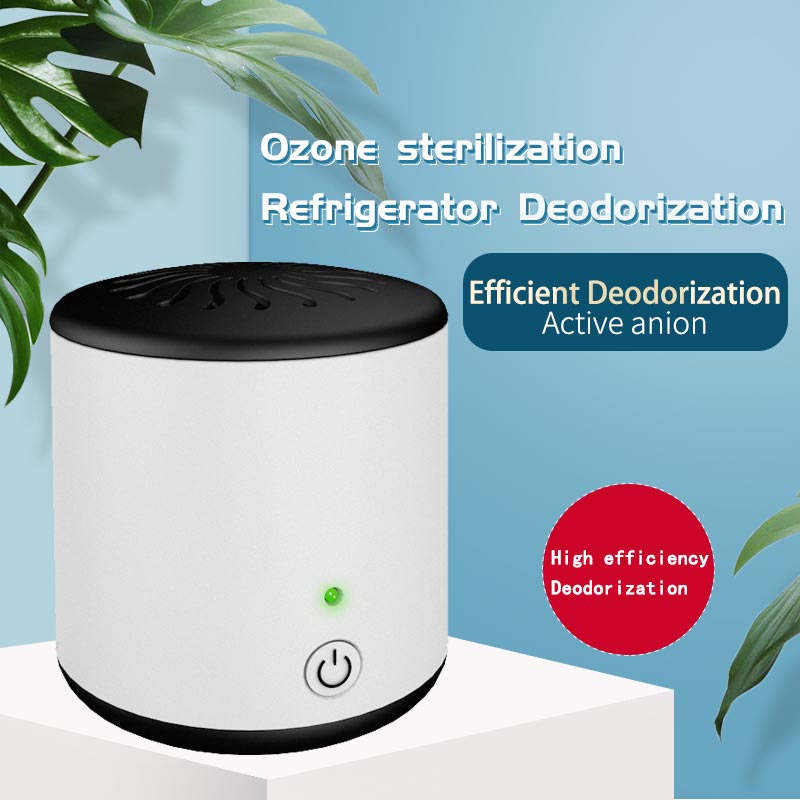 Portable Ozone Odor Eliminator for Fridge, Car & Closet