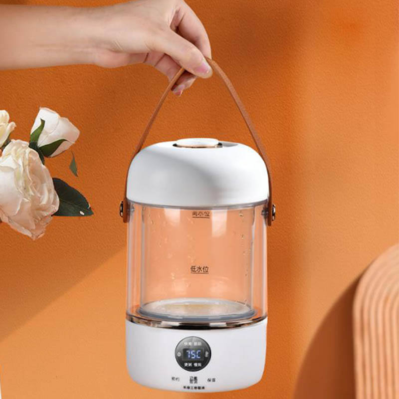 Mini Stew Cooker for 1-2 People, Portable Porridge Maker