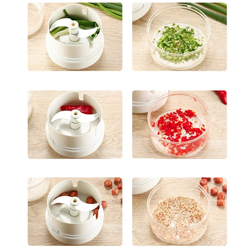 Mini Stainless Steel Garlic Chopper for Quick Daily Prep
