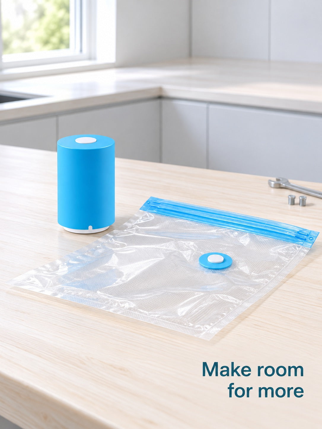 Mini Vacuum Sealer Pump: Save 80% Storage Space Fast