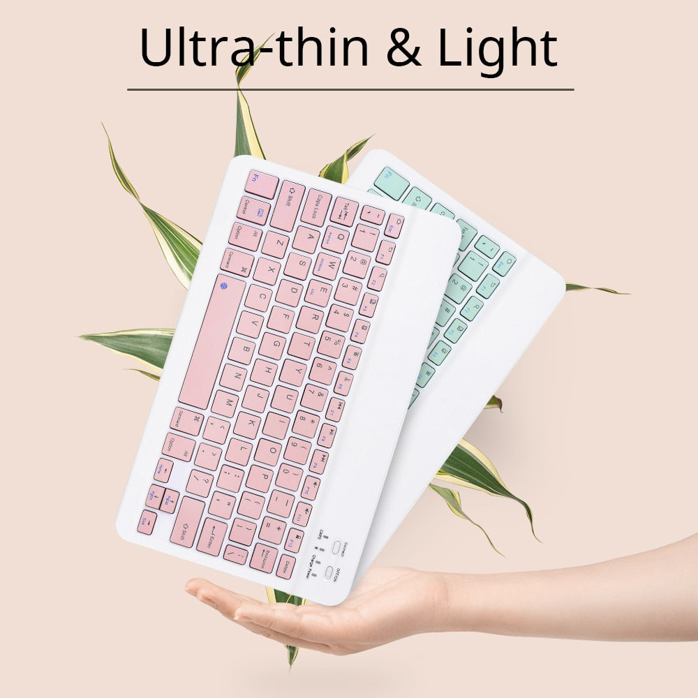 Ultra-Thin Bluetooth Keyboard for iPad and Phone