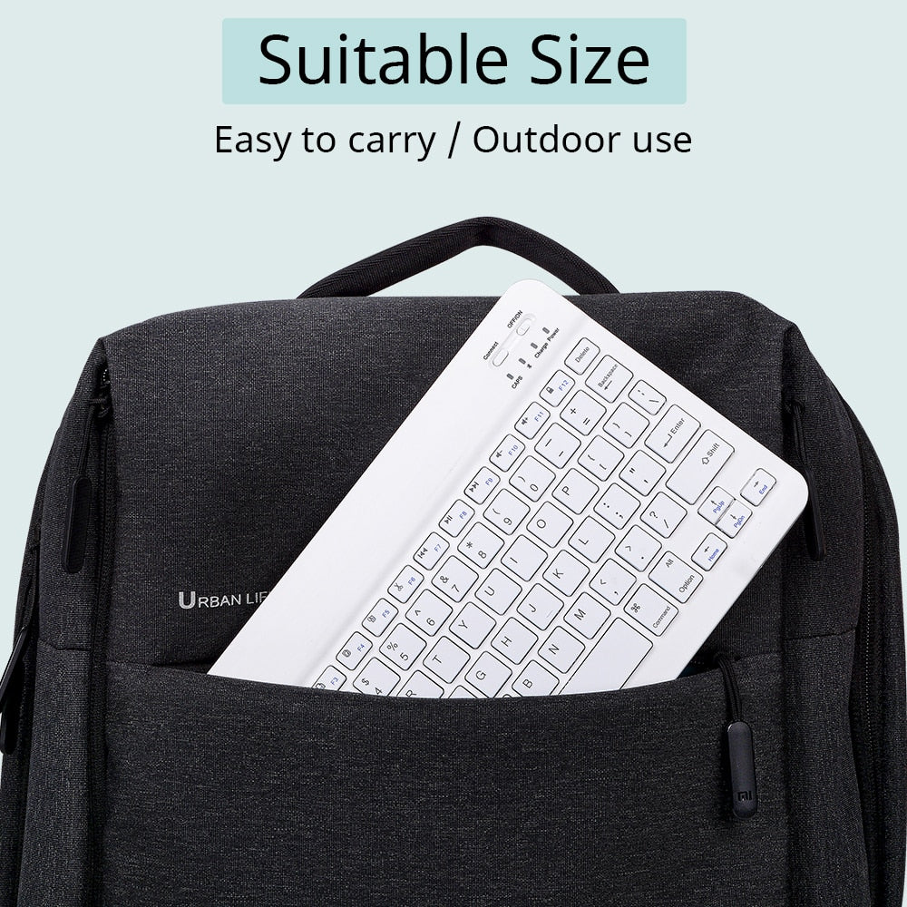 Ultra-Thin Bluetooth Keyboard for iPad and Phone