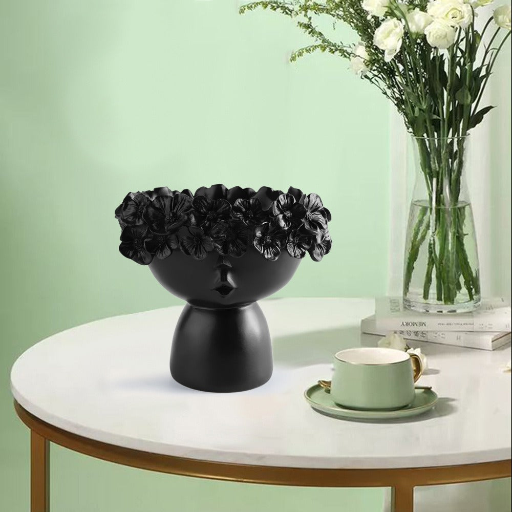 Ceramic Face Planter for Playful Small-Space Decor