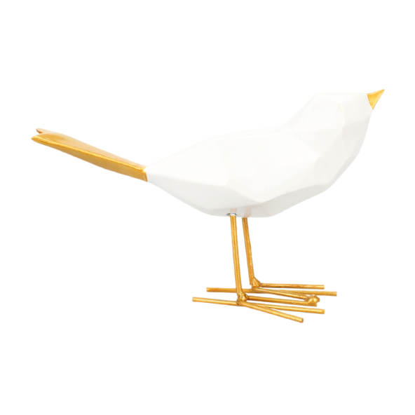Minimalist Bird Sculpture for Modern Shelf Display