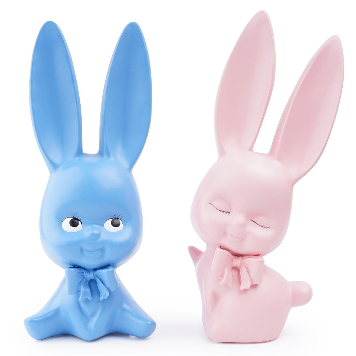 Minimalist Rabbit Ornaments for Cheerful Pastel Decor