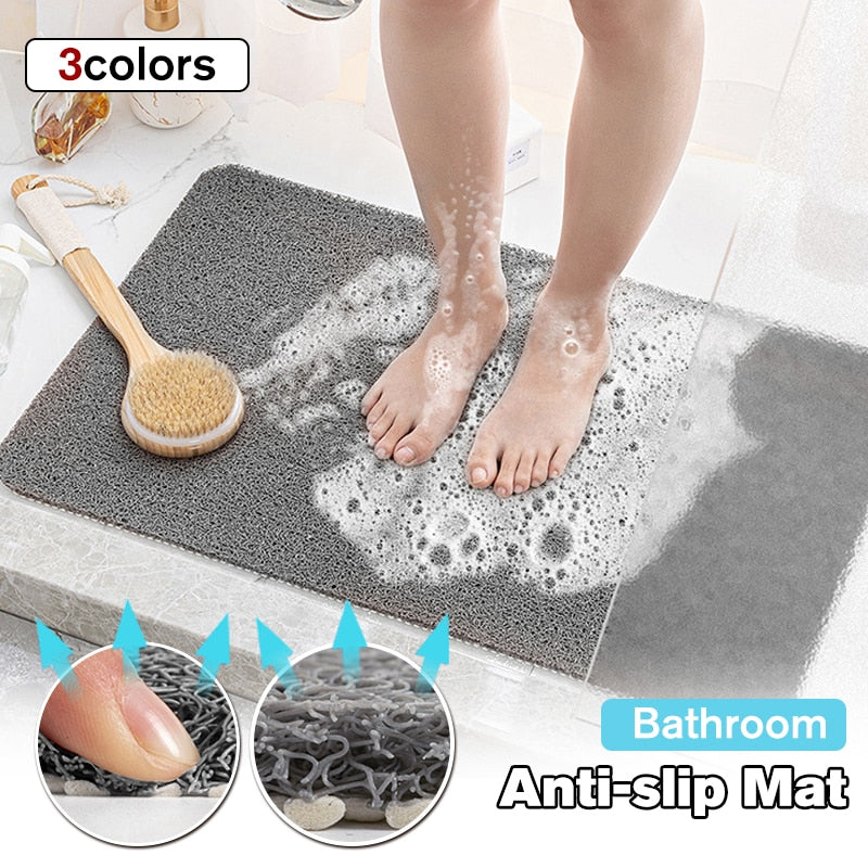 Non-Slip Microfiber Bath Mat for Quick-Dry Comfort
