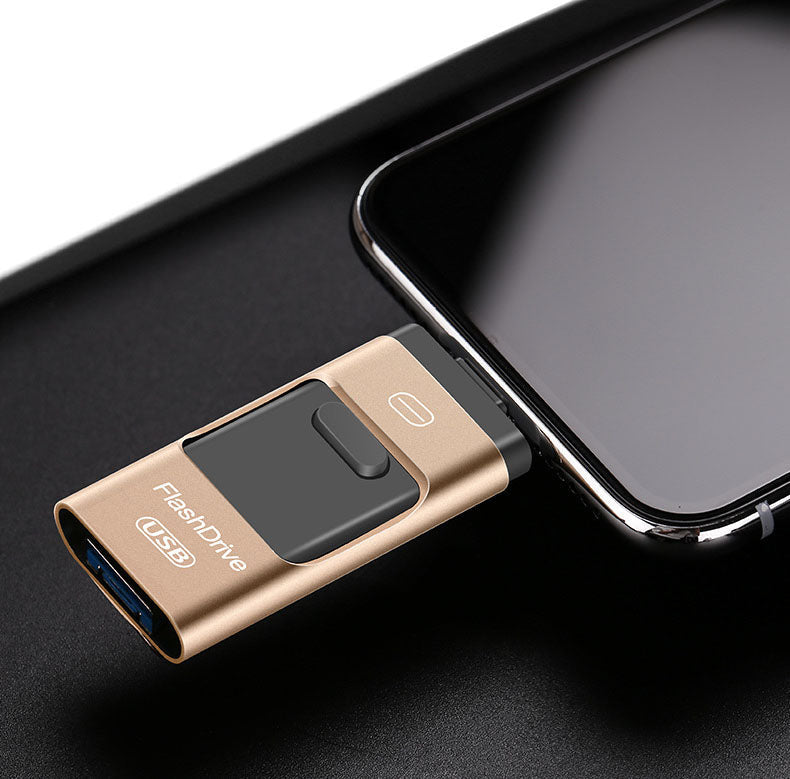 Metal Flash Drive for iPhone, Android and PC Storage