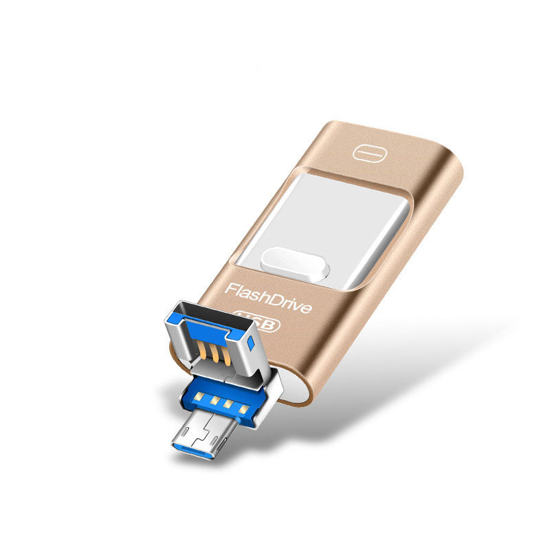 Metal Flash Drive for iPhone, Android and PC Storage