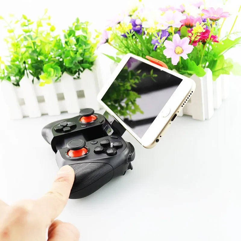 Mobile Game Controller with Phone Clamp for Android