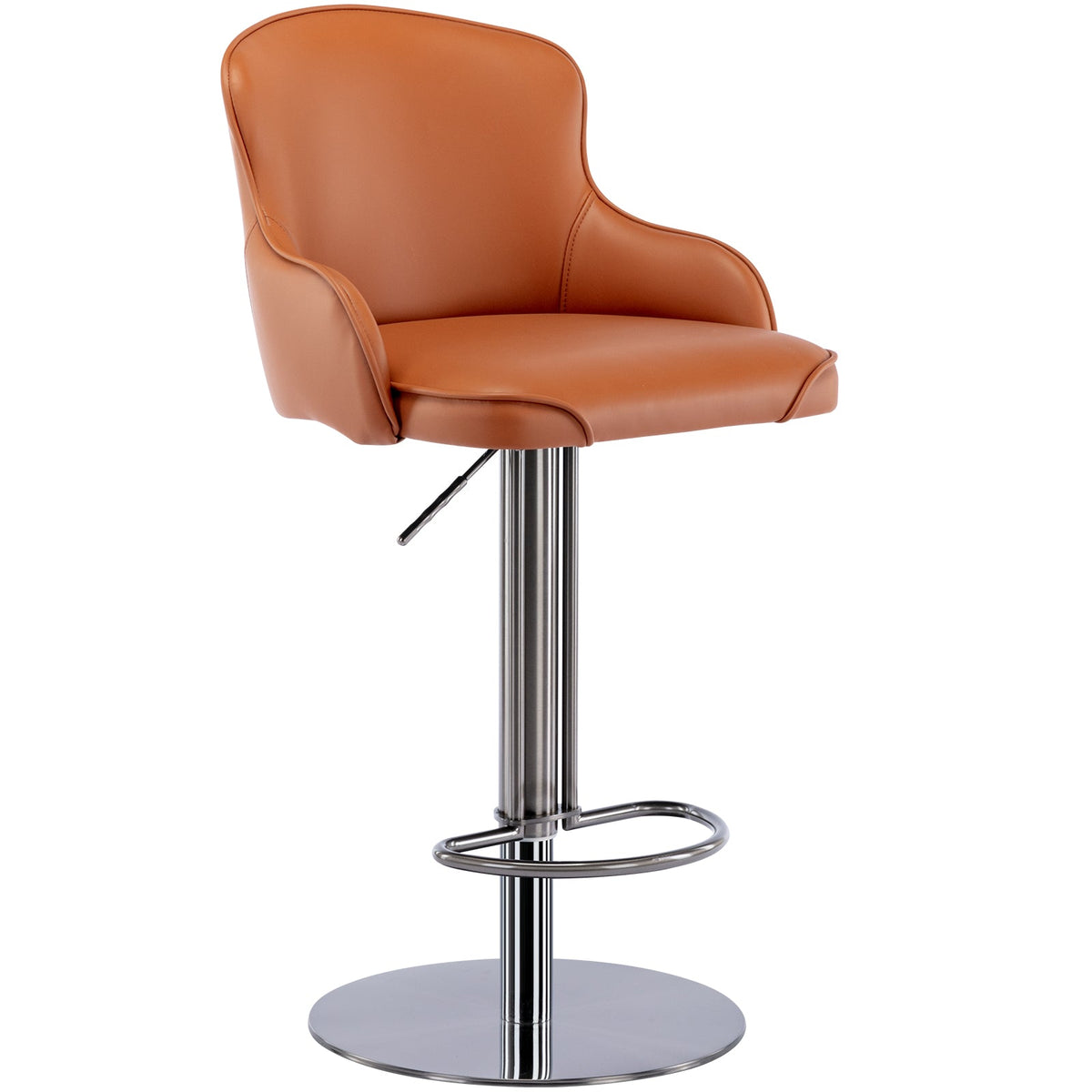 Adjustable Modern Bar Chair with Gas Lift Swivel