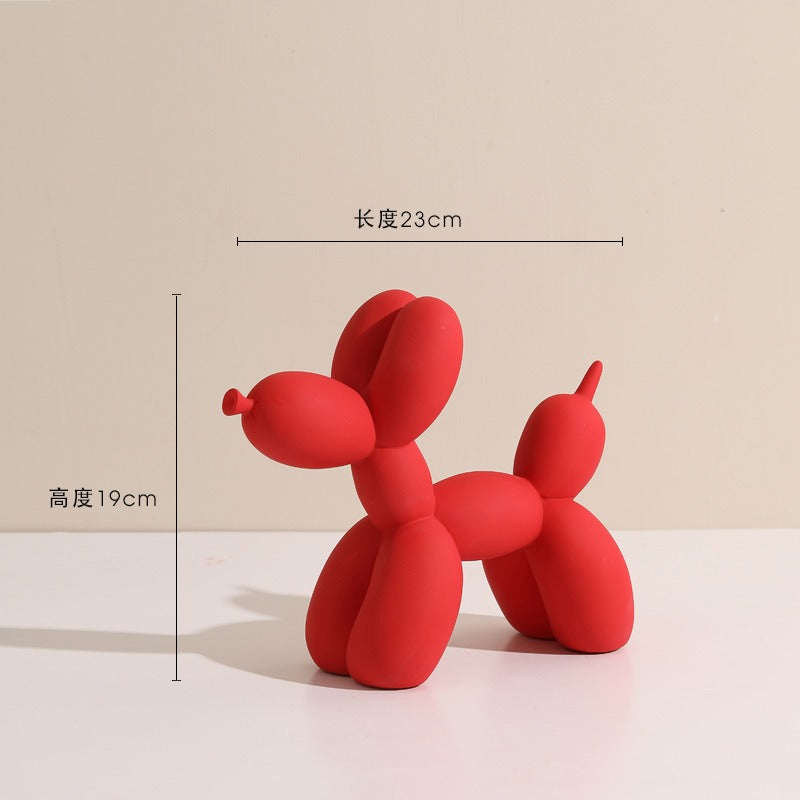 Balloon Dog Sculpture for Playful Modern Home Decor