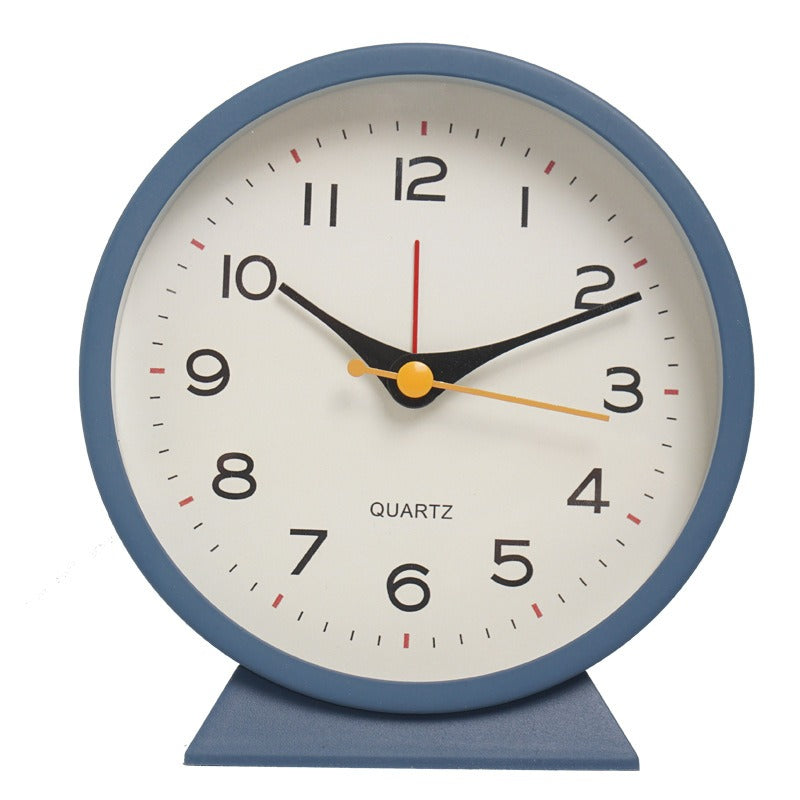 Metal Alarm Clock 4.5in Silent Minimalist Bedside Clock
