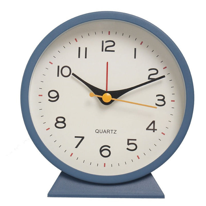 Metal Alarm Clock 4.5in Silent Minimalist Bedside Clock