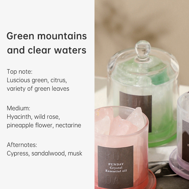 Rose Quartz Crystal Diffuser for Fire-Free Home Scent