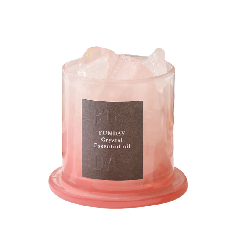 Rose Quartz Crystal Diffuser for Fire-Free Home Scent