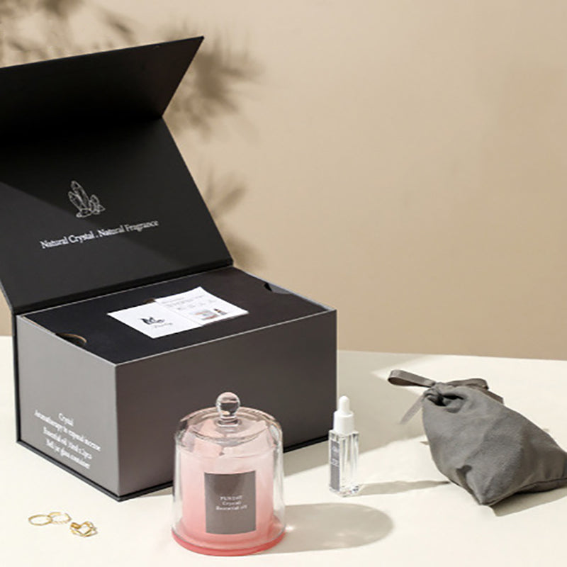 Rose Quartz Crystal Diffuser for Fire-Free Home Scent