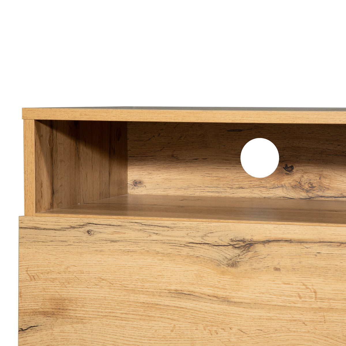 Modern TV Stand for 80-Inch TVs with Double Storage