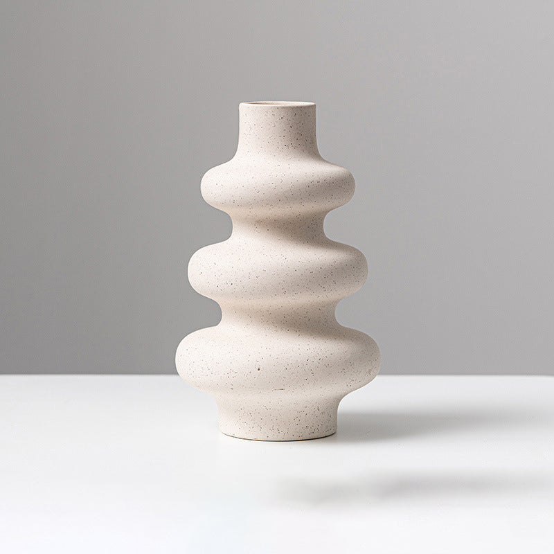 Ceramic Vase for Elevated Neutral Flower Arrangements