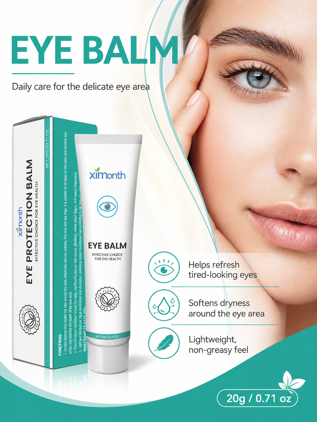 Moisturizing Eye Cream for Dry Eyes — Instant Hydration