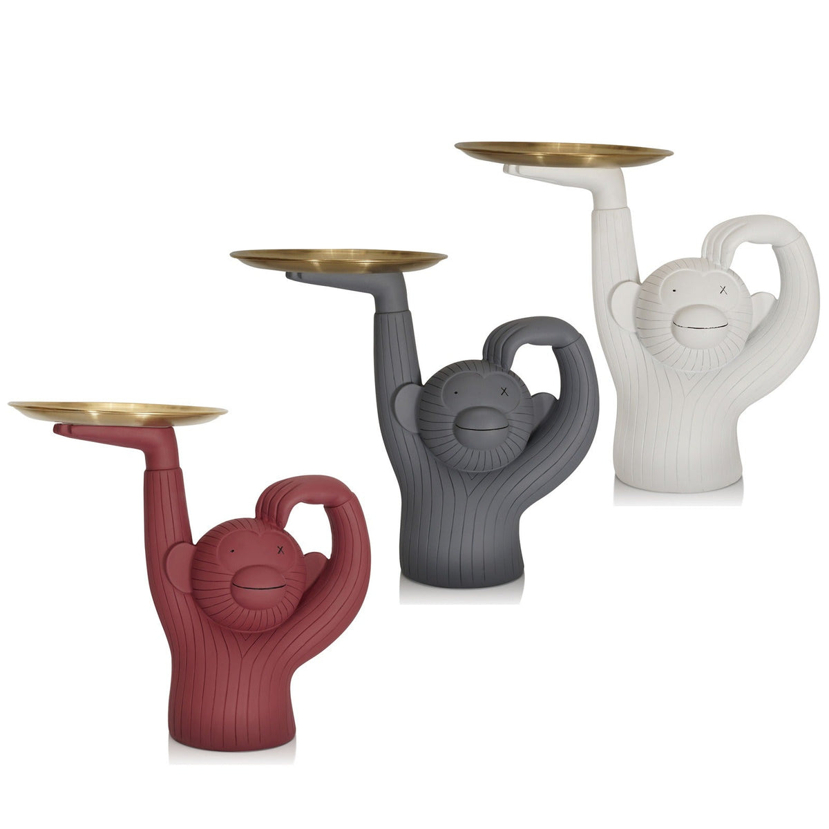 Monkey Tray Decor: Sculptural Catchall Accent Piece