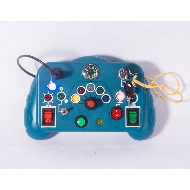 Busy Board Toy With Lights for Fine-Motor Learning