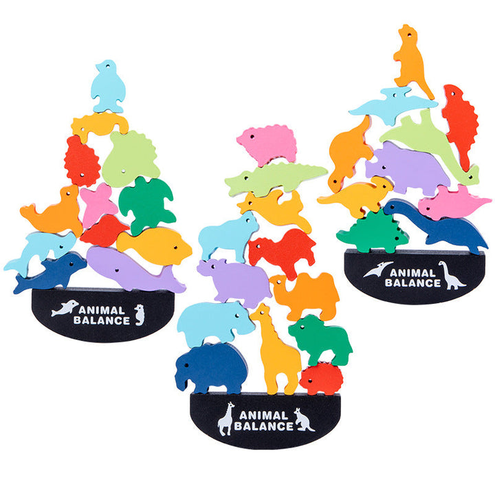 Animal Balance Stacking Toy for Focused Fine Motor Play