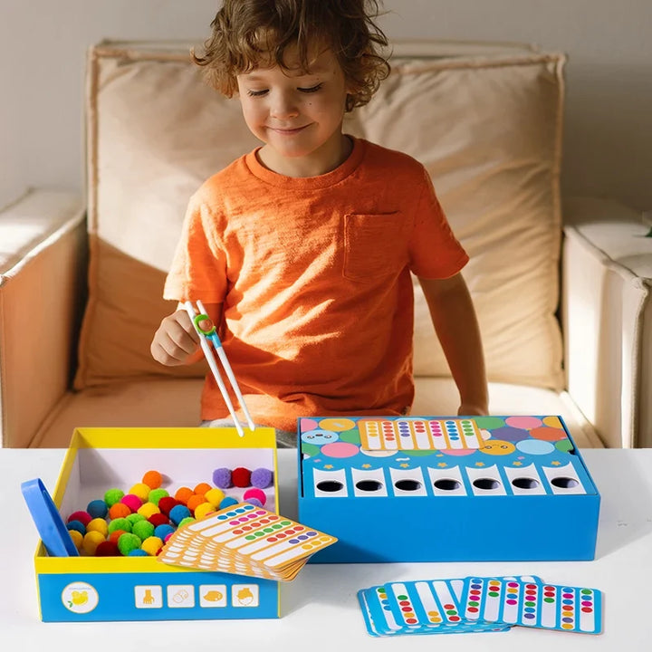 Color Sorting Toy for Preschool Fine-Motor Learning