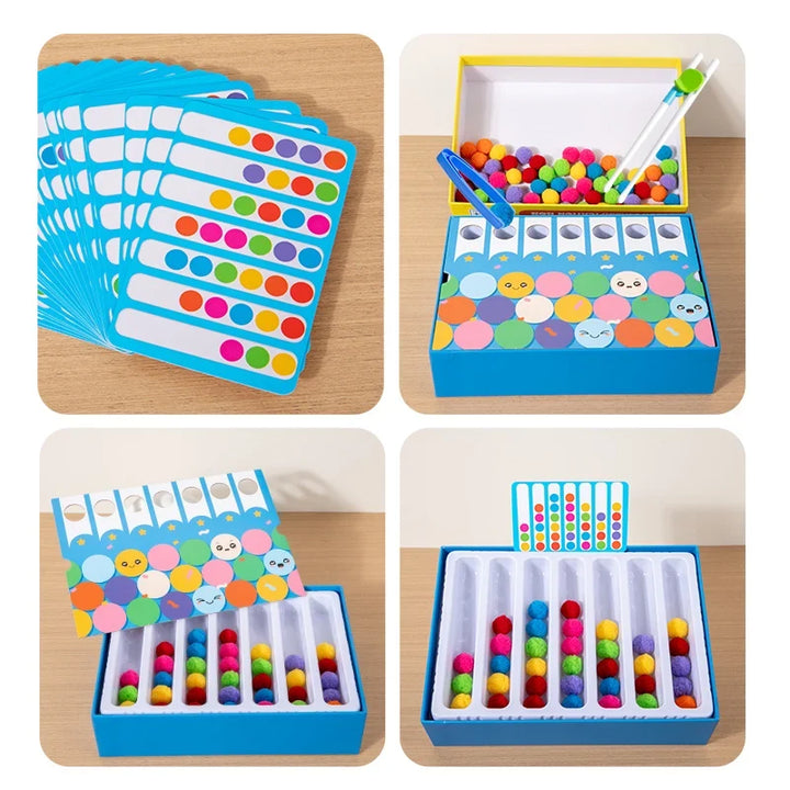 Color Sorting Toy for Preschool Fine-Motor Learning