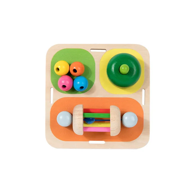 Montessori Activity Board for Screen-Free Skill Play