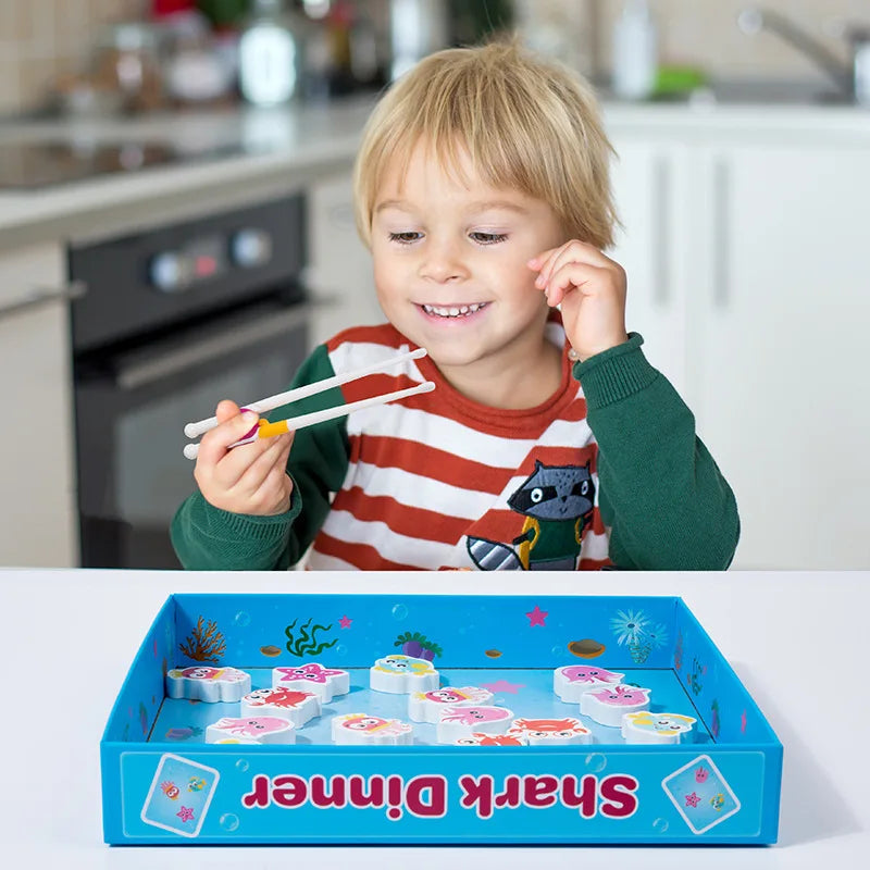 Montessori Feeding Game for Toddler Fine-Motor Skills