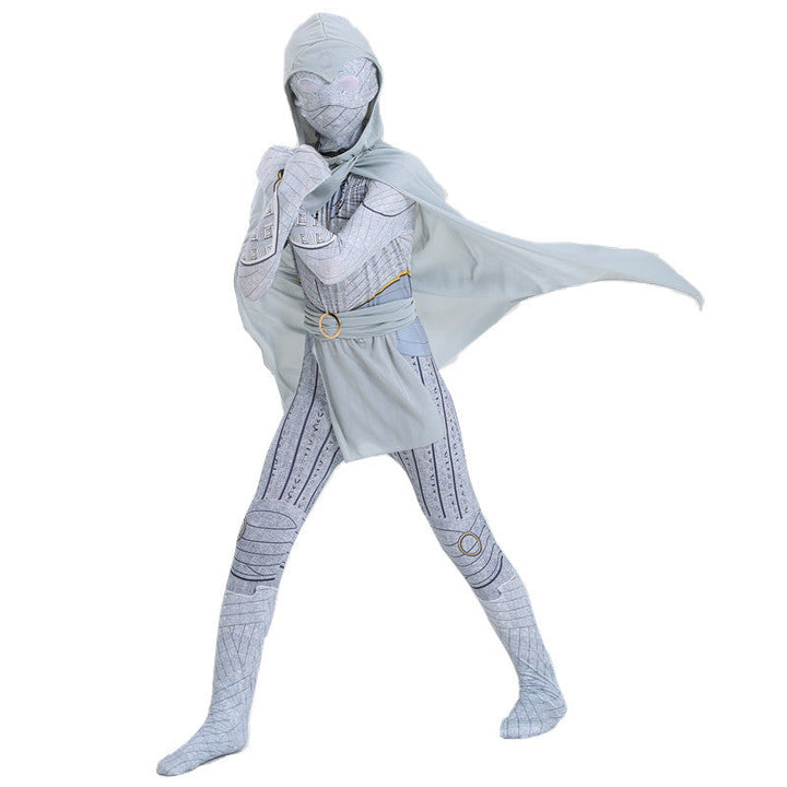 Moonlight Knight Cosplay Costume for Kids With Cape