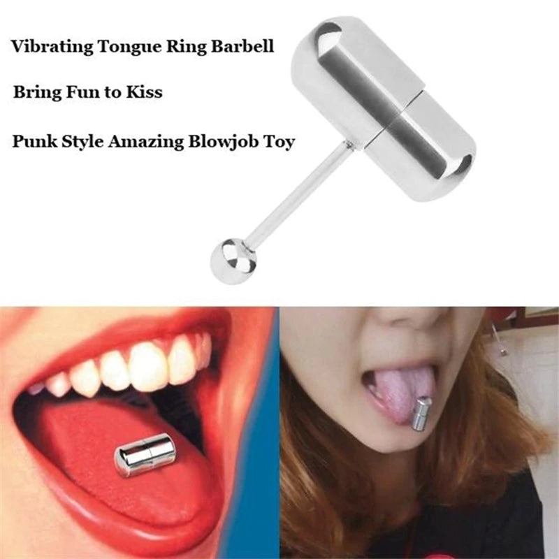 Tongue Vibrator Ring for Playful Oral Stimulation Fun