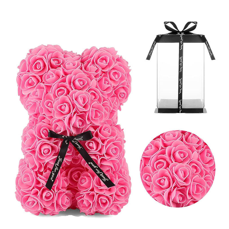 Rose Bear Gift 25cm for Lasting Romantic Keepsakes