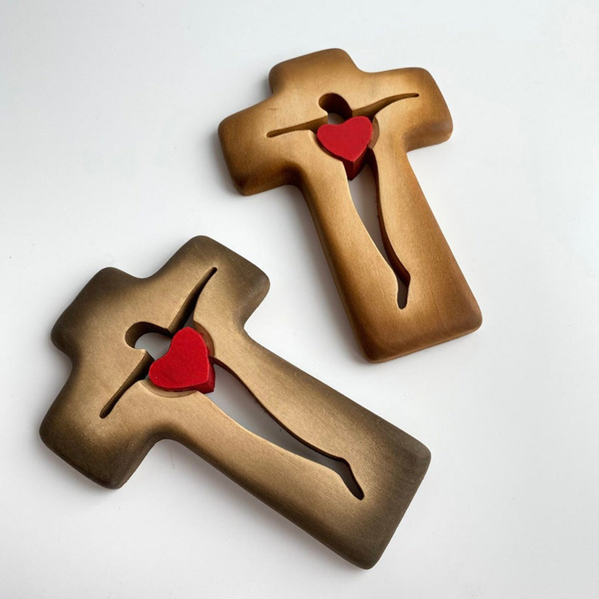 Wooden Cross Decor with Heartfelt Mother's Day Meaning