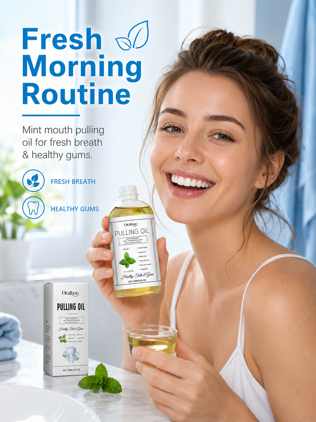Coconut Oil Mouthwash – Fresher Breath, Whiter Teeth Naturally
