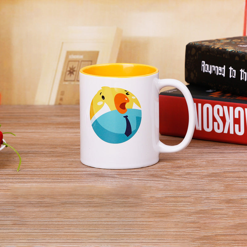 Custom Logo Ceramic Mug for Office Branding and Gifts