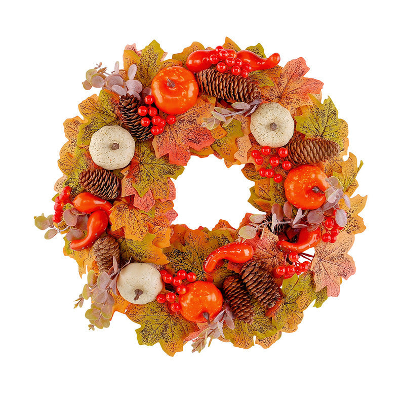 Autumn Wreath Door Decor for a Warm Harvest Welcome