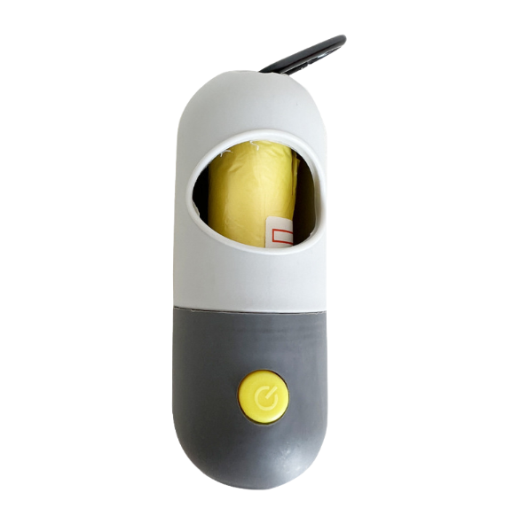 LED Pet Waste Bag Dispenser for Easier Night Walks