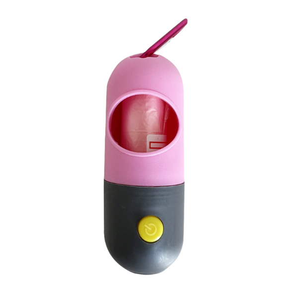 LED Pet Waste Bag Dispenser for Easier Night Walks